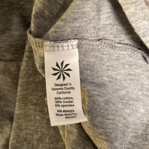 ATHLETA grey jers maxi skirt with side tie details - Picture 4 of 4